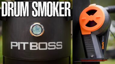 ChefsTemp S1 + Breezo on a Pit Boss Drum Smoker #ChefsTemp #PitBoss