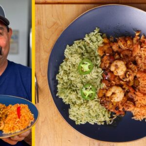 Arroz Rojo vs Arroz Verde | How to Make These 2 Mexican Rice Recipes for your next Carne Asada