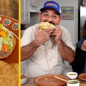 CHALUPAS TEJANAS | My Mom's Delicious Homemade TOSTADAS Recipe