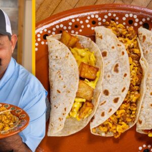 CON HUEVOS! The 3 Most Popular Breakfast Taco Recipes - Bacon, Chorizo and Potato with Egg