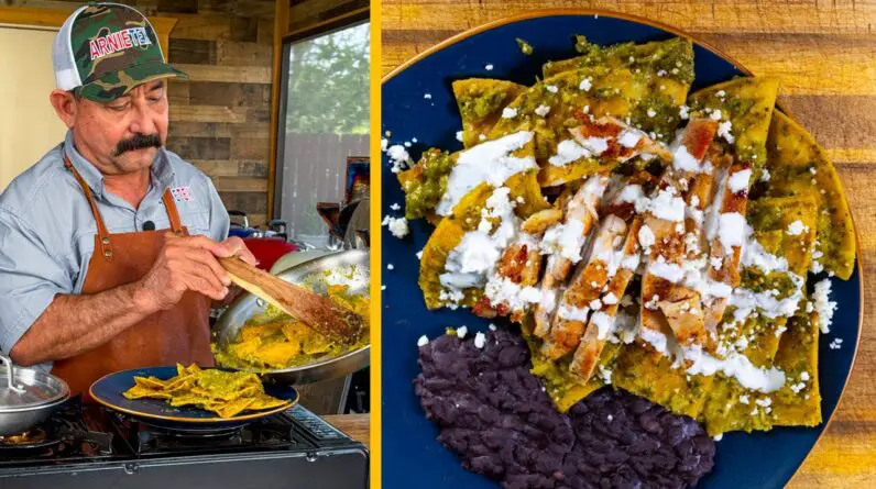 Chilaquiles VERDES Recipe (How to Cook Mexican Green Chilaquiles for Breakfast)