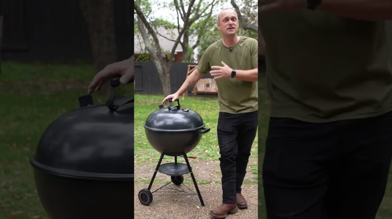 Stealth is the new Black 🥷 #bbq #burger #cooking #lowesfinds