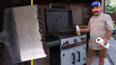 You Only Need 3 Things to Keep Your Griddle SUPER CLEAN! (Easy Griddle Tips & Tricks)