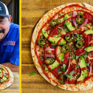 How to GRILL PIZZA on a Charcoal Grill (Super Easy & Delicious Recipe!)