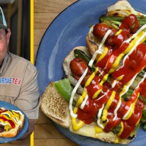 How to Grill STREET STYLE HOT DOGS with all the Fixings