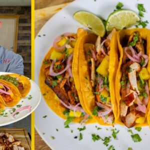 Tacos al Pastor...but with CHICKEN! (Mexican Red Adobo Sauce/Marinade Recipe for Pollo, Pork & More)