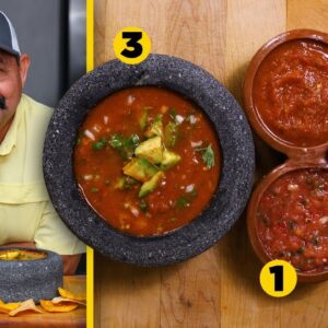 The Salsa Roja Secrets Mexican Restaurants Use: How to Make 4 Salsas w/ the Same Ingredients!