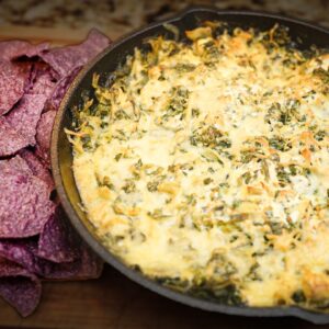 EASY Smoked Spinach and Artichoke Dip #bbq