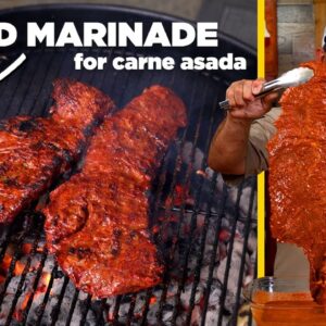 The SECRET RED MARINADE Recipe for CARNE ASADA used by Mexican Meat Markets & Restaurants