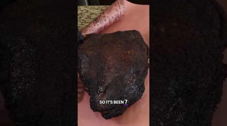 I smoked this brisket without trimming it. #shorts #smokegrill #bbqgrill #bbq #brisket #bbq #texas