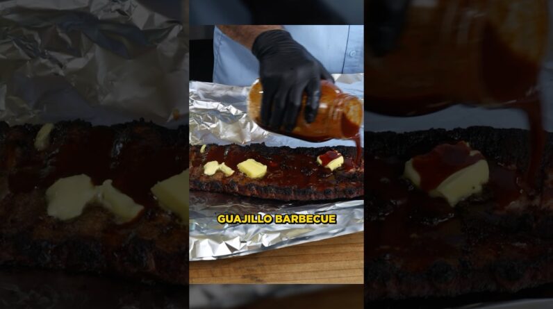 Guajillo-Puya-Arbol BBQ sauce for pork ribs
