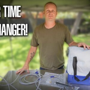 Unboxing the Project Source Portable Misting Cooler Kit! #LowesPartner #ad
