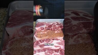 Smoked Pork Steaks #bbq #shorts #porksteak #barbecue #smokinjoespitbbq #recipe #bbqmeat #bbqrecipes