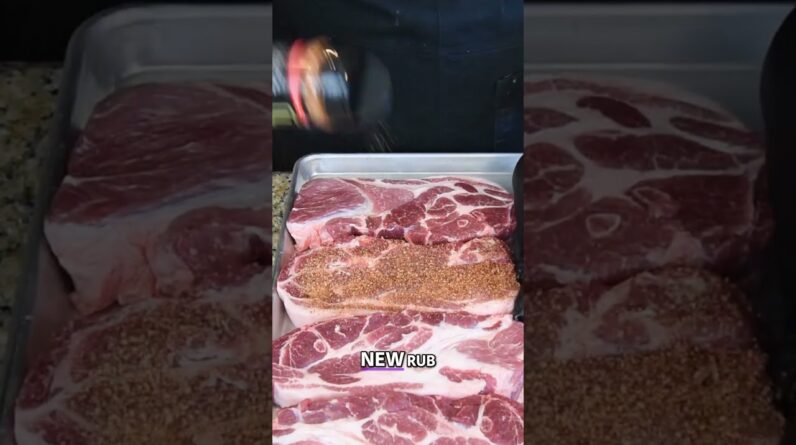 Smoked Pork Steaks #bbq #shorts #porksteak #barbecue #smokinjoespitbbq #recipe #bbqmeat #bbqrecipes