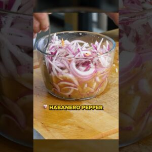 Salsa Xni Pec (dog snout) made with habaneros, red onions and some of this and that 🔥