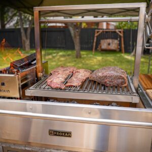 Frist Cook on the Prokan Infinity Argentine BBQ Grill Island!