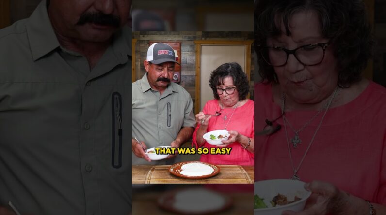Taste testing “frijoles especiales” my first time making this recipe