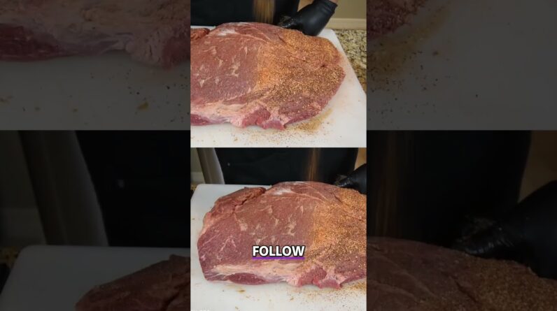Texas Style Pulled Beef #shorts #beef #bbq #texas #food #brisket