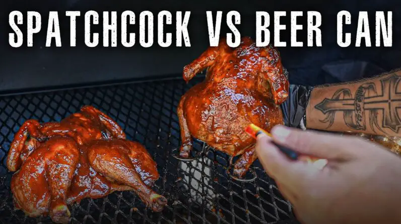 BBQ Spatchcock Vs Beer Can Chicken...Who Will Win?