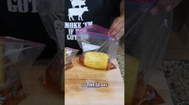 Drunken Smoked Pineapple Dessert #dessert #fireball #whiskey #bbq