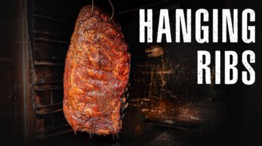 Hanging Ribs Smoked Low and Slow