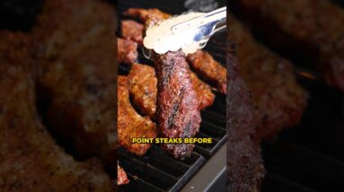 How to Grill “Point” Steaks w/ @recteq_official 🔥