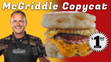 McGriddle Copycat  - Sausage, Egg and Cheese