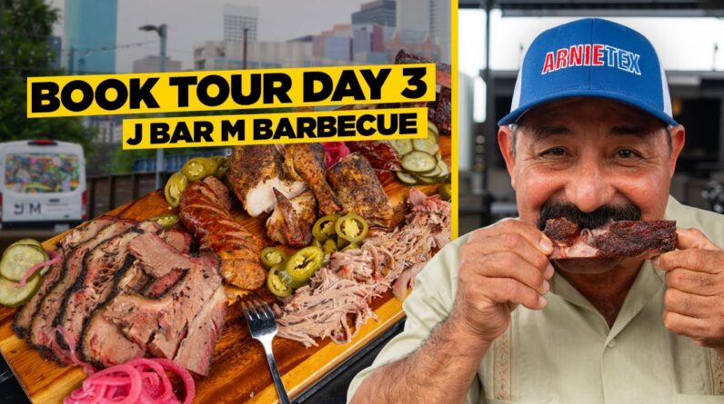 How Houston Sold Out the ArnieTex Cookbook (Book Tour Day 3 at J Bar M Barbecue)