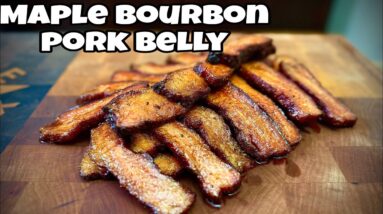 Gingerbread Maple Bourbon Pork Belly - Smokin' Joe's Pit BBQ