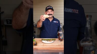 Bourbon Style Grilled Chicken Halves and a Verde Old Fashioned w/ @stillatx 🥃