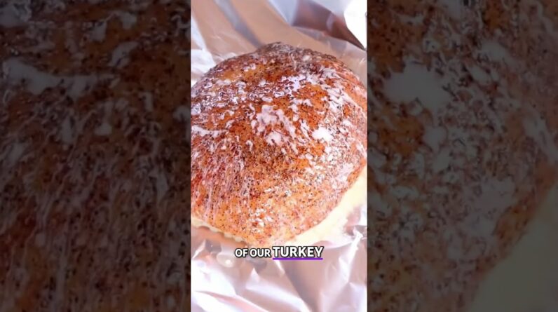 Smoked Turkey Breast #turkey #thanksgiving #food #shorts #bbq