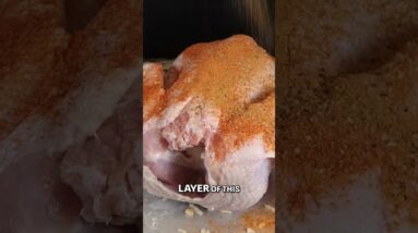 Texas Two Step Smoked Turkey #shorts #turkey #thanksgiving #bbq #food