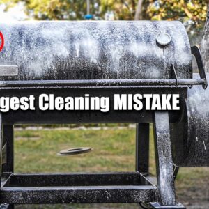 Do NOT do this when Cleaning an Offset Smoker (Texas Style)