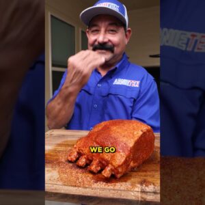 One pork chop please…well why not four!  Grilled, smoked & delicious on the @recteq X-Fire Pro 🔥