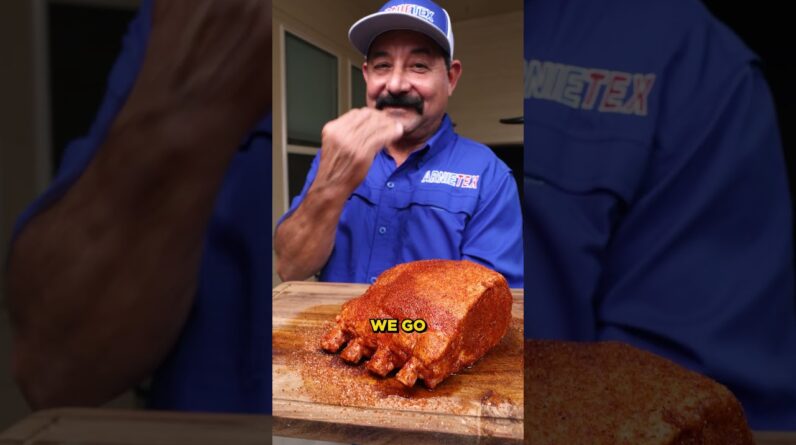 One pork chop please…well why not four!  Grilled, smoked & delicious on the @recteq X-Fire Pro 🔥